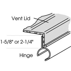90085-C1 – HENG'S IND Roof Vent Lid, Replacement For Hengs/ Elixir Old Style Series 20000 Smoke Bulk Package